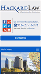 Mobile Screenshot of hackardlaw.com